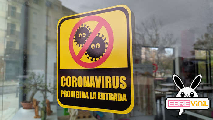 vinilos decorativos humor coronavirus