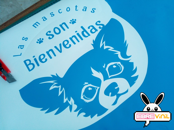 vinilos decorativos con mascotas, perros gatos