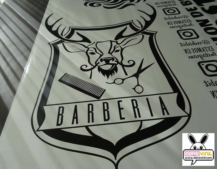 vinilos decorativos originales para barberías