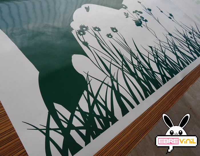 vinilos decorativos pared florales