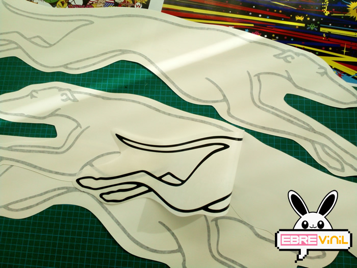 vinilos decorativos personalizados perros galgos