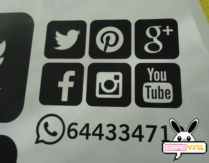 vinilos decorativos redes sociales venta