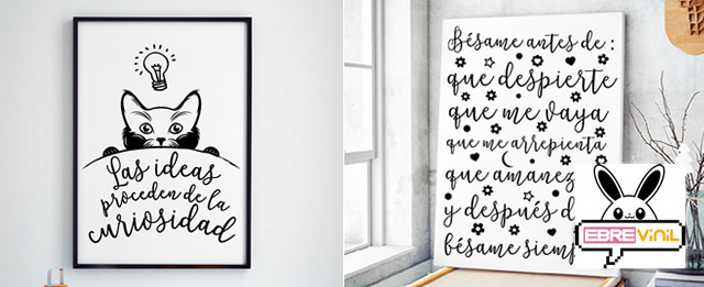 vinilos decorativos texto tienda online