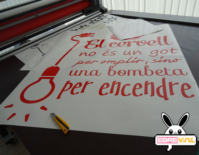 vinilos decorativos textos educativos colegios en catalán