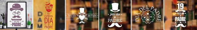 vinilos escaparates tiendas especial día del padre