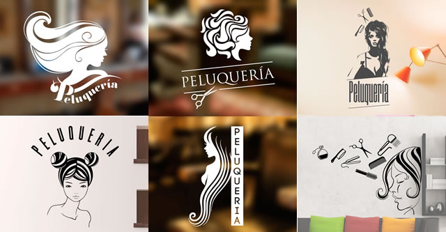 Decora los cristales, escaparates y mamparas de tu peluquería con modernos modelos de vinilos decorativos, vinilos para cristales peluqueria