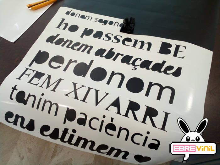 vinilos frases catalán