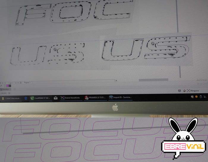 vinilos logo focus raven