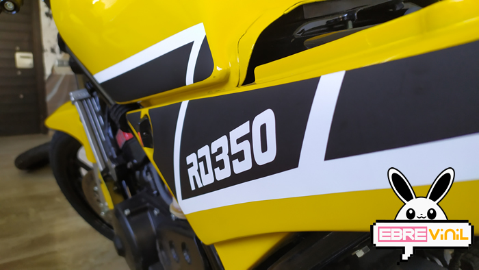 vinilos moto yamaha rd 350