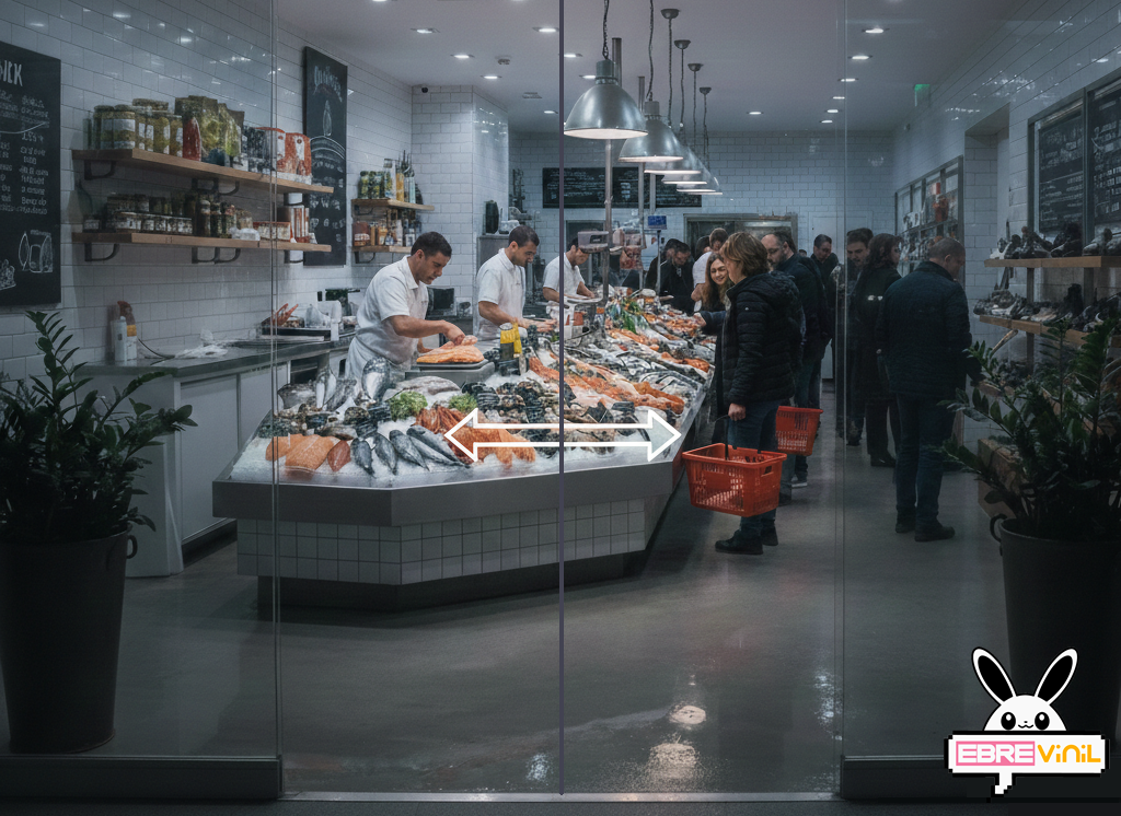 vinilos para puertas automaticas de cristal a medida