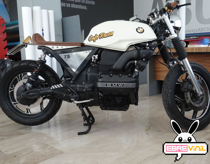 vinilos personalizados decoraciones moto cafe racer