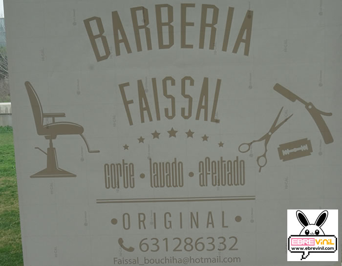 vinilos personalizados escaparates peluquerías