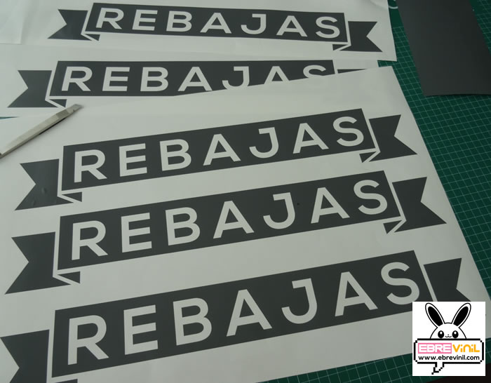 vinilos rebajas para escaparates