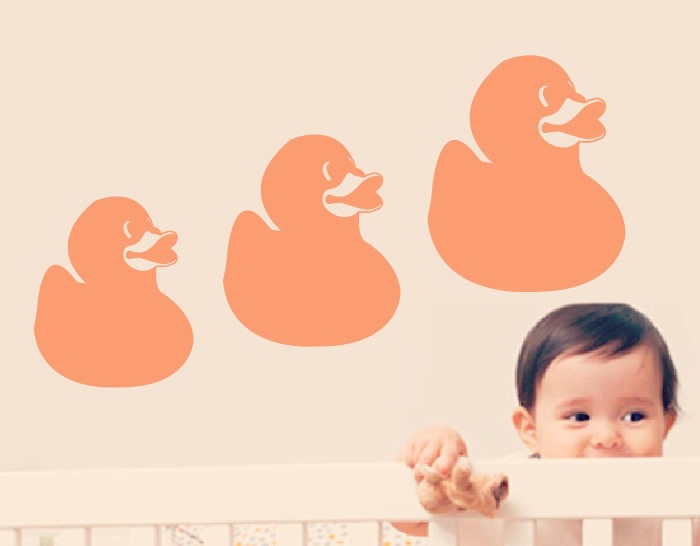 Decoración con vinilos infantiles para habitaciones de bebés 