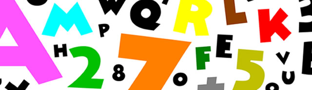 Letras infantiles en vinilo adhesivo - letras abecedario infantil