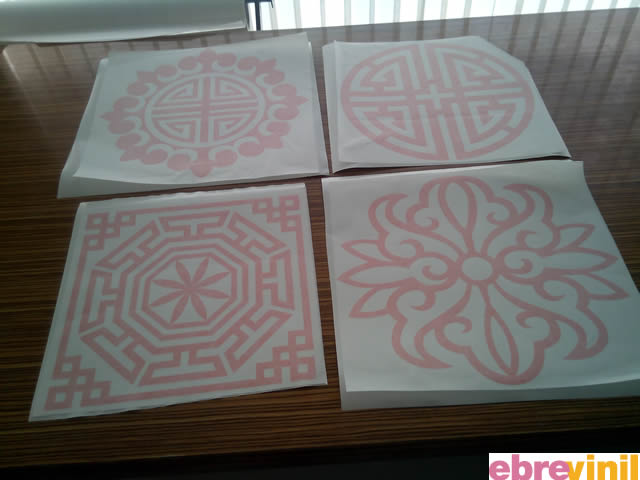 vinilos decorativos de pared orientales